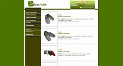 Desktop Screenshot of filz-schuhe.de